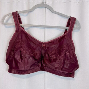 NWT Amoena Isadora Non-Wired Bra - Burgundy‎ Size 42DDD